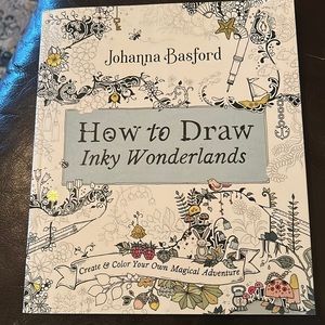 How to Draw Inky Wonderlands coloring book Johanna Basford